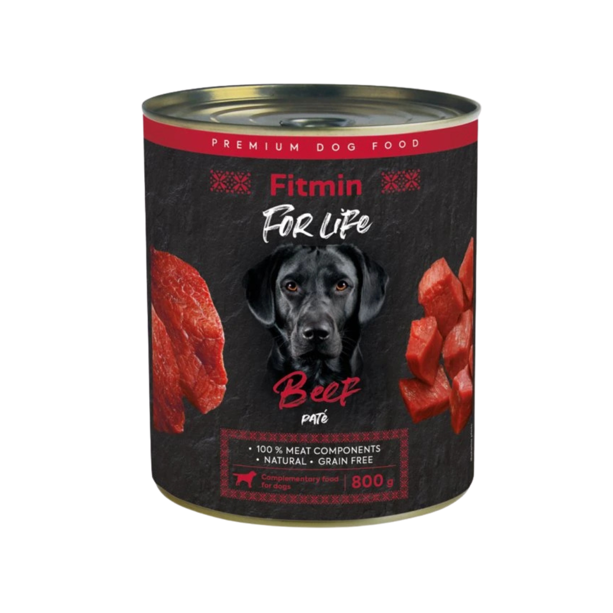 311384010-Conservă câini Fitmin For Life cu vită, hrană umedă monoproteică, 800 g (2) Conservă câini Fitmin For Life cu vită, hrană umedă monoproteică, 800 g - imagine 1