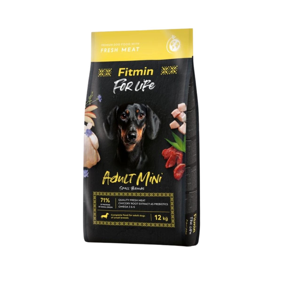 511114053-Hrană uscată câini mici Fitmin For Life Mini, cu carne proaspătă, 12 kg Hrană uscată câini mici Fitmin For Life Mini, cu carne proaspătă, 12 kg - imagine 1