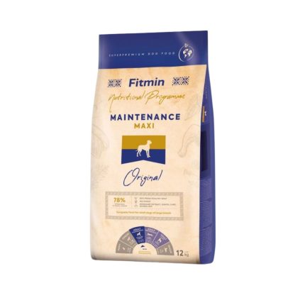 Hrană uscată câini mari Fitmin Maxi Maintenance, cu carne proaspătă, 12 kg