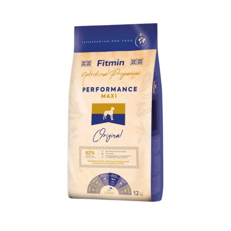 521114145-Hrană uscată câini mari Fitmin Maxi Performance, energie ridicată, 12 kg