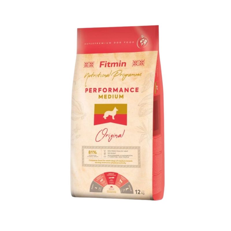 521114152-Hrană uscată câini medii Fitmin Medium Performance, energie ridicată, 12 kg