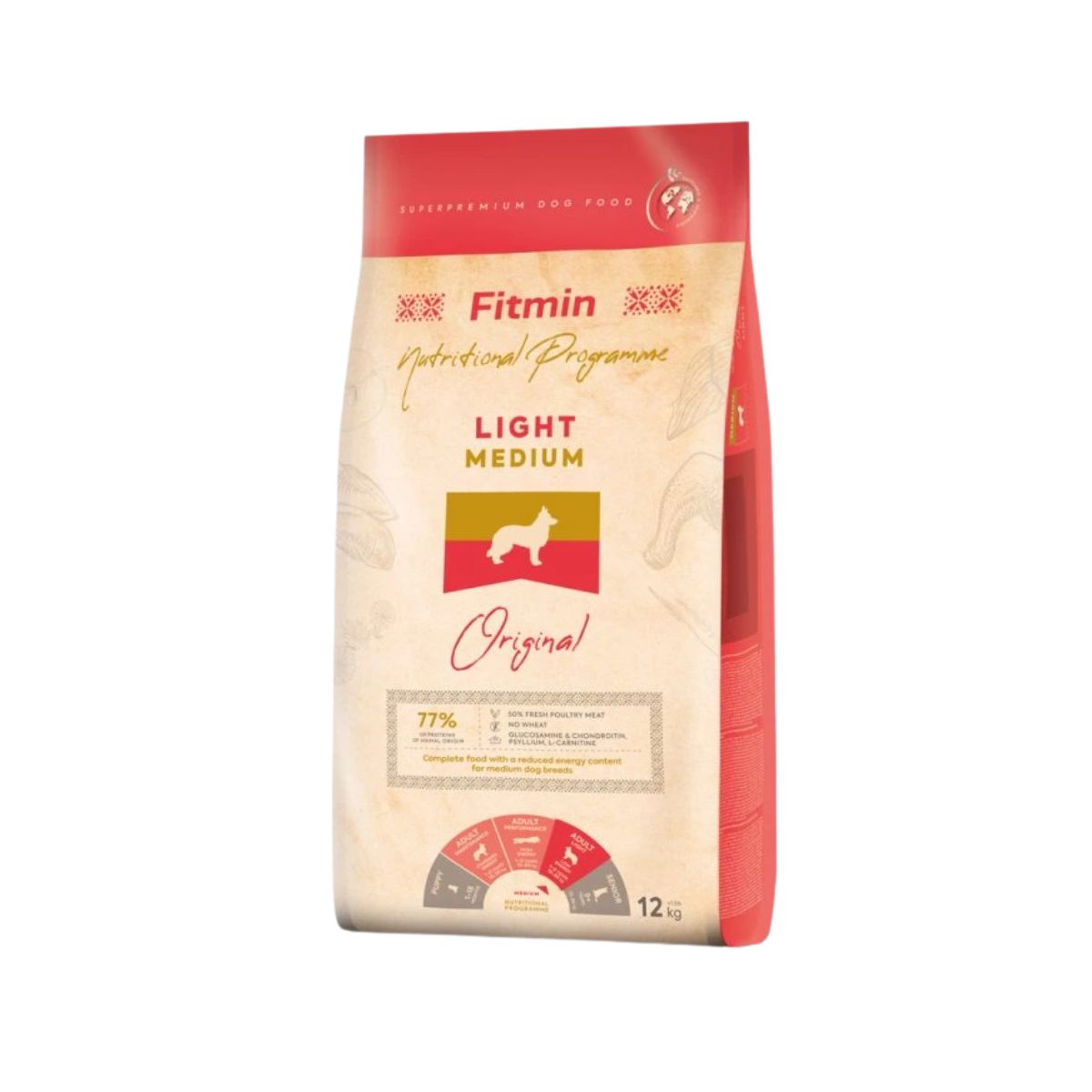 521114153-Hrană uscată câini medii Fitmin Medium Light, control greutate, 12 kg 521114153-Hrană uscată câini medii Fitmin Medium Light, control greutate, 12 kg