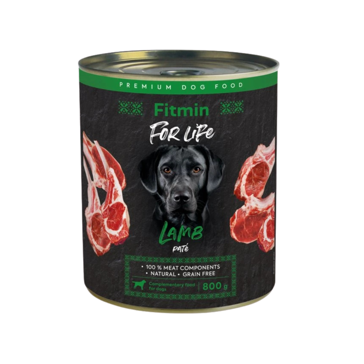 8595237033010-Conservă câini Fitmin For Life cu miel, hrană umedă tip pateu, 800 g (2) Conservă câini Fitmin For Life cu miel, hrană umedă tip pateu, 800 g - imagine 1